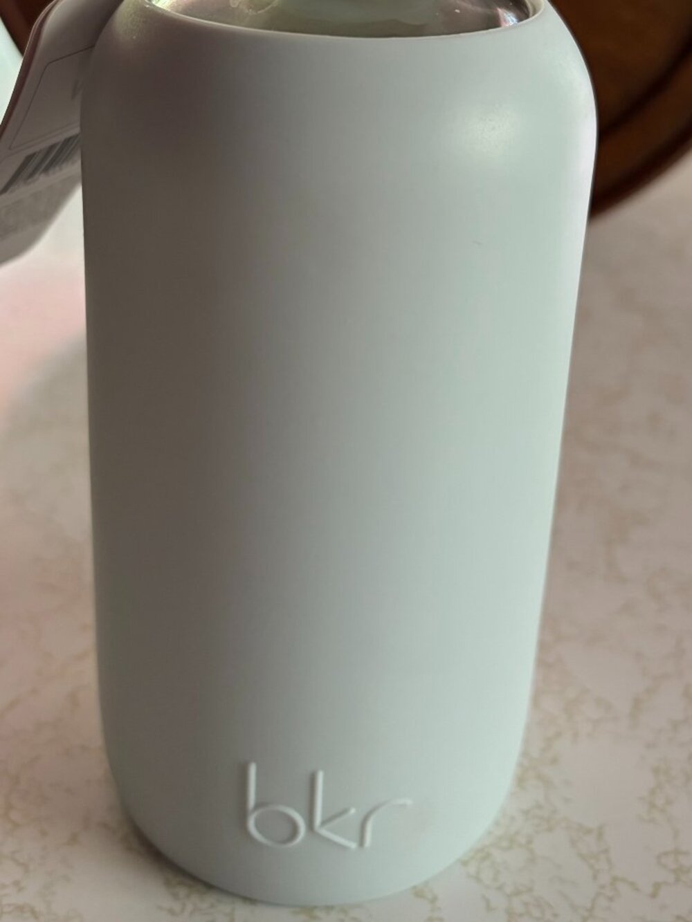 NWT Bkr Wren Mint Green Little Glass Silicone Water Bottle 500 mL